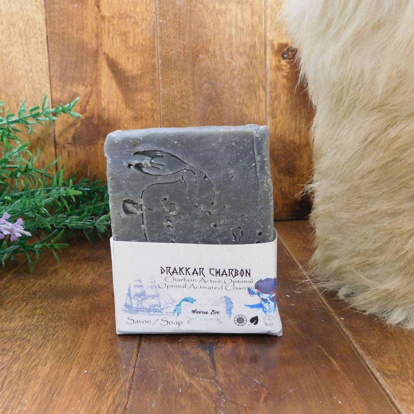 Savon Drakkar charbon