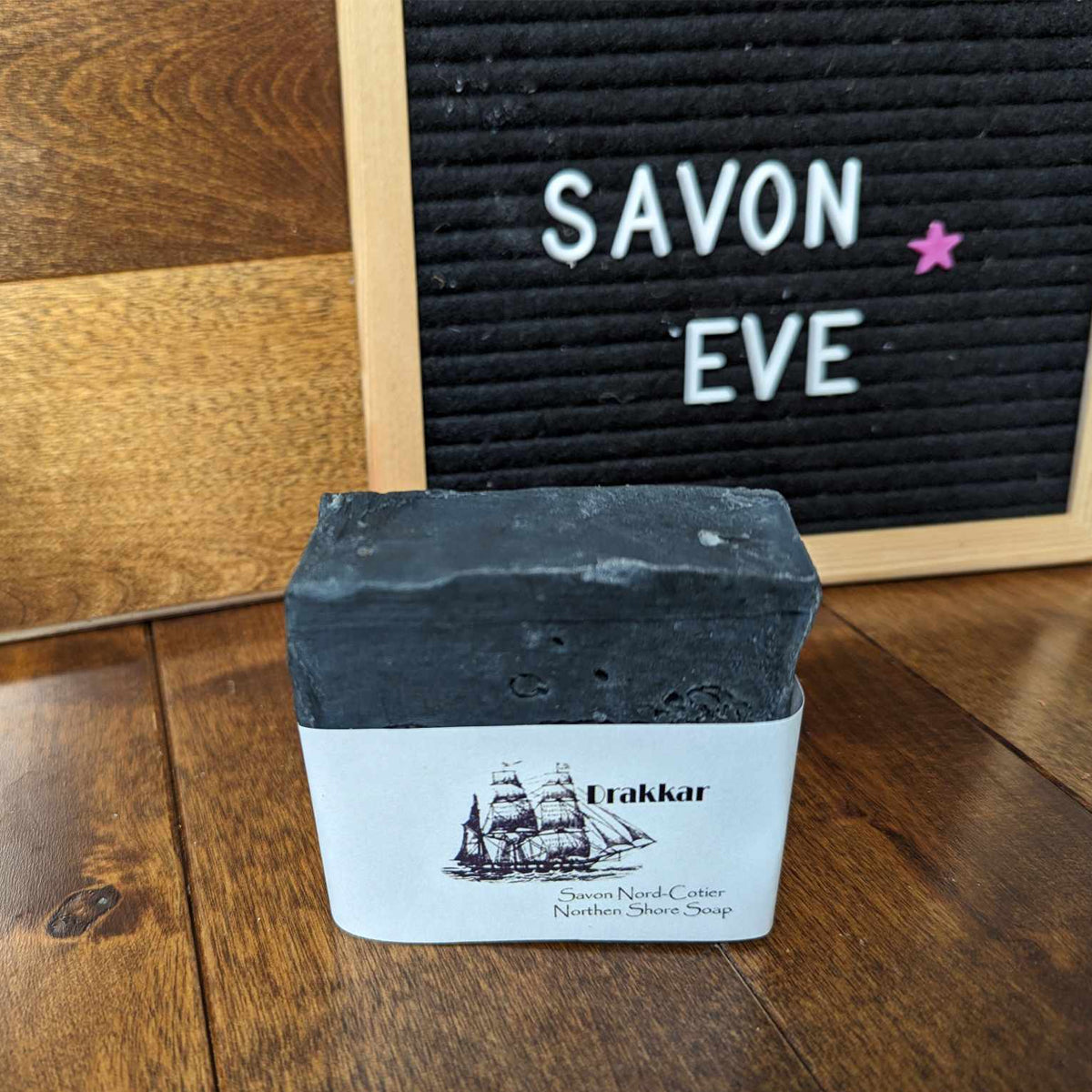 Savon Drakkar charbon