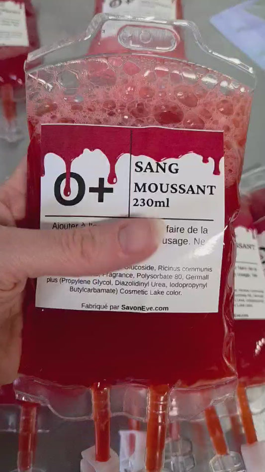 Halloween - Sang  moussant